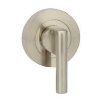 Zanda Round Escutcheon with Disabled Turn — Brushed Nickel
