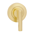 Zanda Round Escutcheon with Disabled Turn — Satin Brass