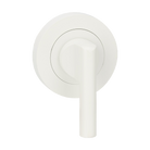 Zanda Round Escutcheon with Disabled Turn — White