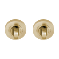 Zanda Round Double Turn Set — Satin Brass — PSZA9072.SB
