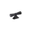 Momo Pembrey T Knob 80mm In Matt Black in Matt Black