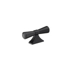 Momo Pembrey cabinet T-pull handle in black finish, showcasing its sleek, modern design for furniture drawers and cabinets.