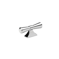 Momo PEMBREY cabinet T-pull handle in brushed nickel finish, showing a sleek, modern design for furniture drawers and cabinets.