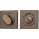Privacy Turn Oval with Indicator Concealed Fix Square Signature Brass H52xW52xP23mm in Signature Brass