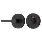Privacy Turn Accessibility With Indicator Round Matt Black D52xP31mm in Matt Black