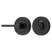 Privacy Turn Accessibility With Indicator Round Matt Black D52xP31mm in Matt Black