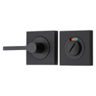 Privacy Turn Accessibility With Indicator Square Matt Black H52xW52xP31mm in Matt Black