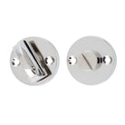 Privacy Turn Round Polished Nickel D35mm in Polished Nickel