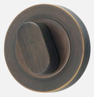 Privacy Turn Oval Concealed Fix Round Signature Brass D52xP23mm in Signature Brass