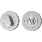 Privacy Turn Concealed Fix Round Satin Nickel D52xP23mm in Satin Nickel