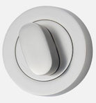 Privacy Turn Concealed Fix Round Satin Nickel D52xP23mm in Satin Nickel