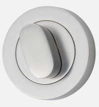 Privacy Turn Concealed Fix Round Satin Nickel D52xP23mm in Satin Nickel