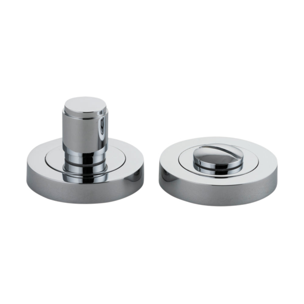 Privacy Turn Berlin Concealed Fix Round Polished Chrome D52xP35mm in Polished Chrome