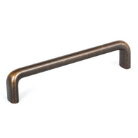 Momo REDO cabinet pull handle in brushed aluminum finish, sleek and modern hardware for kitchen or furniture drawers.