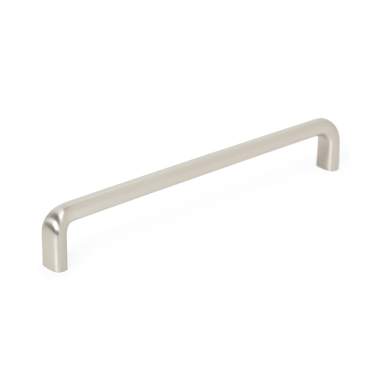 Momo REDO cabinet pull handle in brown finish, sleek metal design, mounted on a wooden cabinet for modern kitchen or furniture decor.