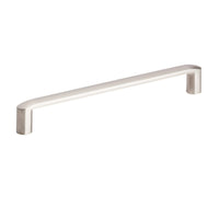Momo ROMA cabinet pull handle in bronze finish, featuring a sleek, curved design for furniture and cabinet doors.