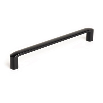 ROMA 160MM D HANDLE MATT BLACK in Matt Black
