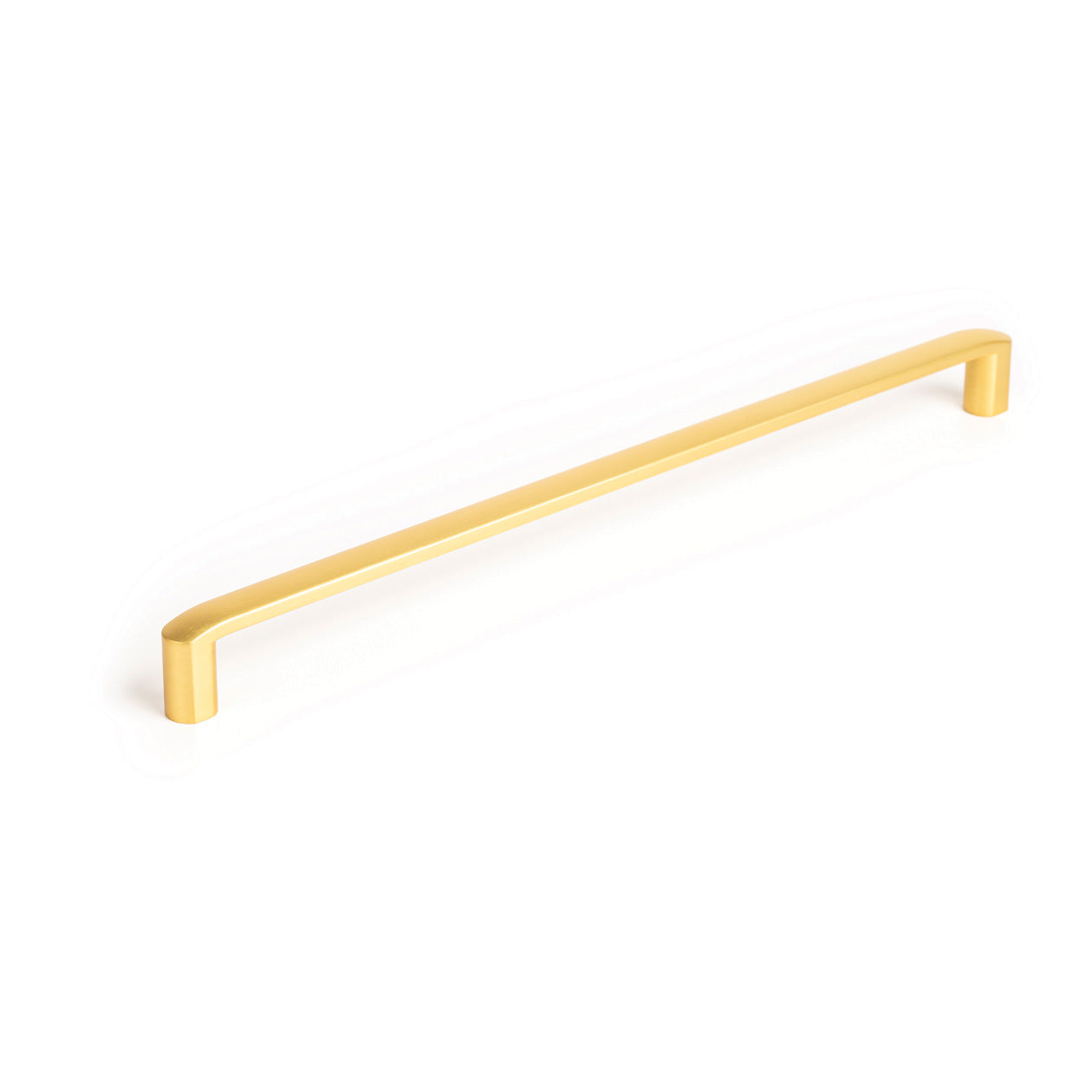 Momo ROMA cabinet pull handle in brushed bronze finish, sleek and modern hardware for kitchen or bathroom cabinets.