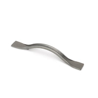 Momo RAVIOLO cabinet pull handle in polished white finish, featuring a sleek, modern design for kitchen or furniture drawers