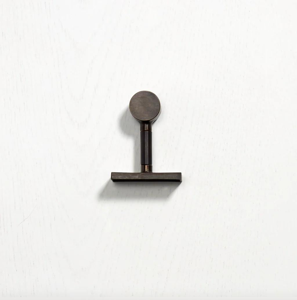 Utility Rail End Bracket - Antique Bronze in Antique Bronze