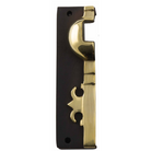 Rim Lock Box Keeper Matt Black Finish H120xW32mm in Matt Black