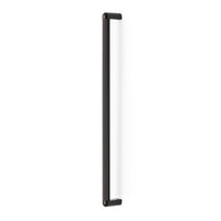 Momo RISS large cabinet pull handle in matte copper finish, showing sleek design and sturdy metal construction.