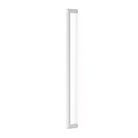 Momo RISS large cabinet pull handle in brushed white finish, modern design for kitchen or furniture cabinet doors.
