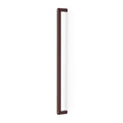 Large Momo RISS cabinet pull handle in vibrant red, featuring a sleek, modern design suitable for kitchen or furniture cabinets.