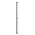 Large Momo RISS cabinet pull handle in matte gray finish, showcasing its sleek design and sturdy metal construction.