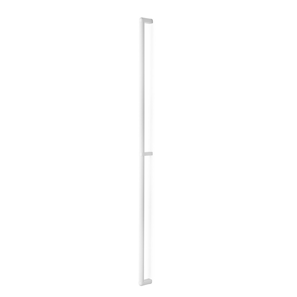 Momo RISS Large Cabinet Pull Handle in white finish, modern design for kitchen or bathroom cabinets, sturdy metal construction.