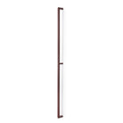 Large Momo RISS cabinet pull handle in brushed nickel finish, featuring a sleek, modern design for furniture or cabinetry.