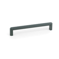 Momo RISS Mini Cabinet Pull Handle in dark gray finish, featuring sleek design for furniture drawers and cabinets.