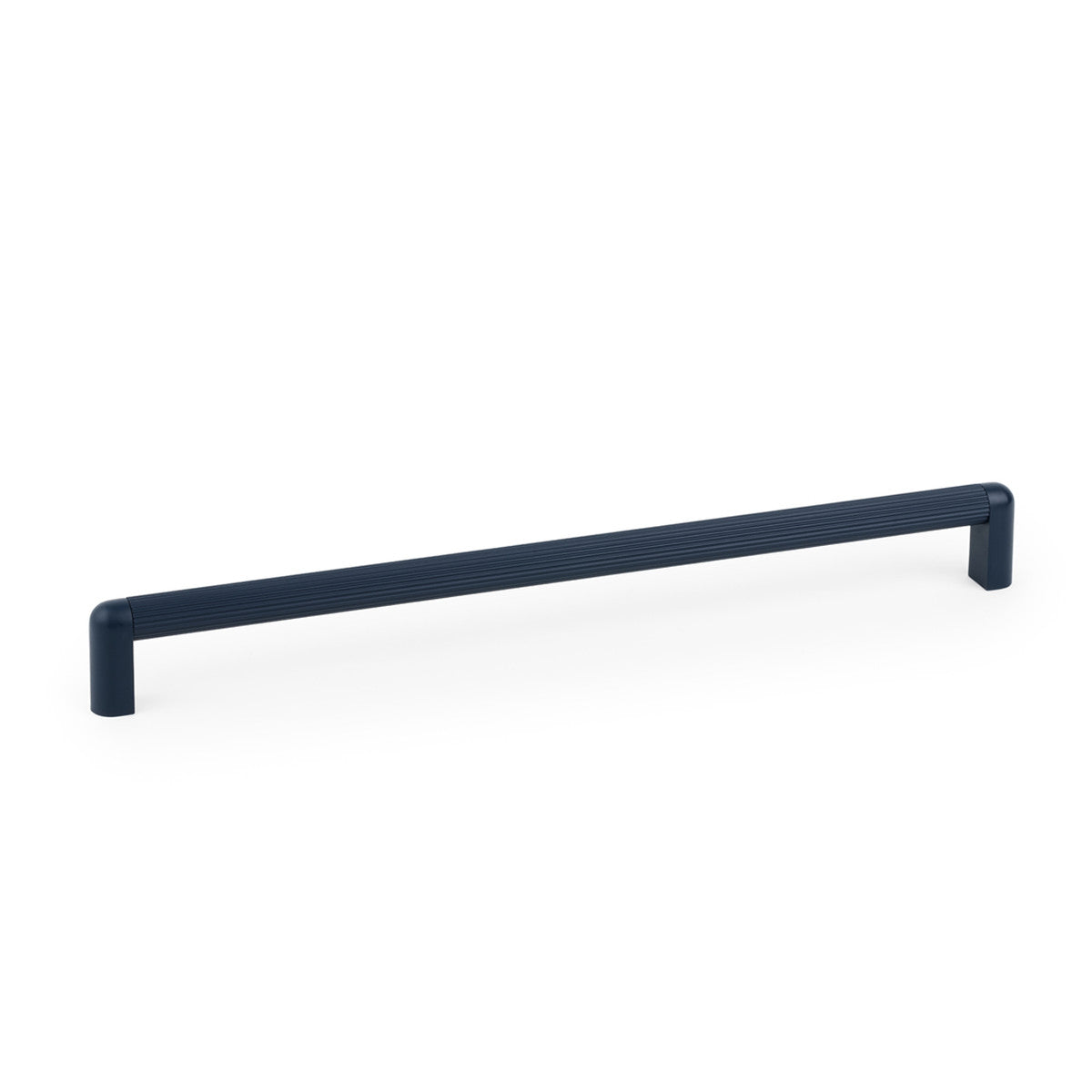 Momo RISS Mini Cabinet Pull Handle in matte black, sleek metal design for kitchen or furniture drawers and cabinets.