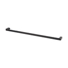 Rubie Single Towel Rail - 800mm in Matt Black