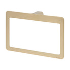 Rubie Hand Towel Ring in Satin Brass