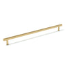 MOMO STRANO D HANDLE 320MM BRUSHED SATIN BRASS in Brushed Satin Brass