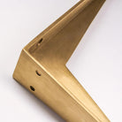 Shelf Brackets - Acid Washed Brass in Acid Washed Brass