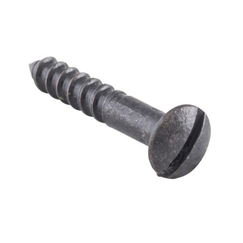 Screw Domed Head Packet 50 Matt Black L19 5 Gauge in Matt Black