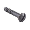 Screw Domed Head Packet 50 Matt Black L19 5 Gauge in Matt Black