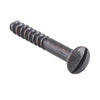 Screw Domed Head Packet 50 Matt Black L25 6 Gauge in Matt Black