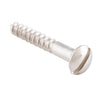 Screw Domed Head Packet 50 Polished Nickel L25 6 Gauge in Polished Nickel