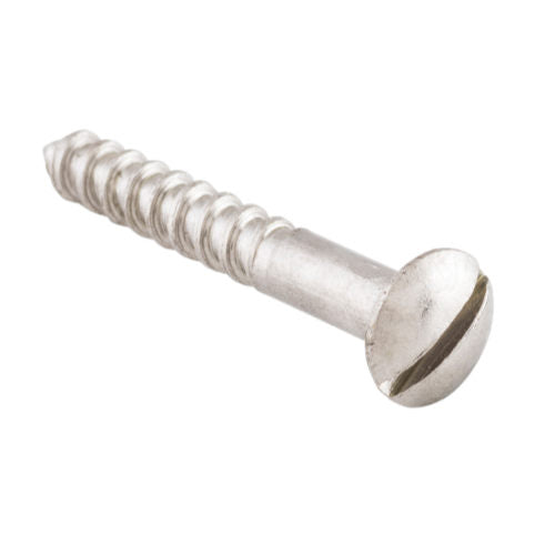 Screw Domed Head Packet 50 Satin Nickel L25 6 Gauge in Satin Nickel