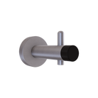 Sentinel Series Coat Hook with Bumper ? Concealed - With Screw Fixings in Satin Stainless