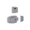 Sera Emergency Release Slide Lock and Indicator Set - AntiMicrobial - With Screw Fixings in Antimicrobial Coating