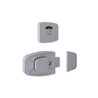 Sera Emergency Release Slide Lock and Indicator Set - AntiMicrobial - With Screw Fixings in Antimicrobial Coating
