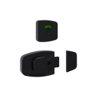 Sera Emergency Release Slide Lock and Indicator Set - Designer Black - With Screw Fixings in Designer Black