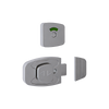 Sera Emergency Release Slide Lock and Indicator Set - Satin Chrome Plate - With Screw Fixings in Satin Chrome
