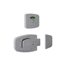 Sera Emergency Release Slide Lock and Indicator Set - Satin Chrome Plate - With Screw Fixings in Satin Chrome