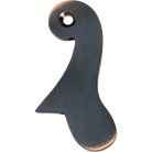 Sash Drop Antique Copper H60xW30mm in Antique Copper
