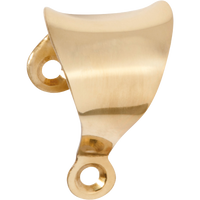Sash Lift Nouveau Polished Brass H32xW35xP25mm in Polished Brass
